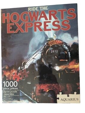 SEALED Hogwarts Express 1000-Piece Jigsaw Puzzle -  Harry Potter Gryffindor
